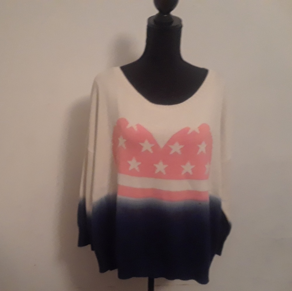 American Eagle Heart Sweater Size XL NWT